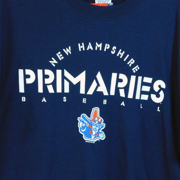 Vintage Y2K New Hampshire Primaries Baseball T Shirt Size XL NWT Minor Leagues - Picture 6 of 6